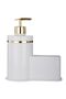 Liquid Soap Dispenser with Tank Kitchen Bathroom Detergent Dispenser Soap Dispenser Brush Sponge Not Included - 3