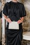 Women's Pearl Stone Evening Dress Clutch Portfolio Bag - 5