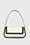Baguette Bag with Fabric Detailed Cover - 2
