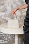 Women's Pearl Stone Evening Dress Clutch Portfolio Bag - 4