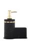 Liquid Soap Dispenser with Tank Kitchen Bathroom Detergent Dispenser Soap Dispenser Brush Sponge Not Included - 2