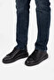 Black 100% Genuine Leather Ultra Comfortable Men's Casual Shoes Luass25Al0041 - 3