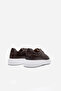 Brown 100% Genuine Leather Ultra Comfortable Men's Casual Shoes Luass25Al0040 - 3