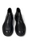Norman K300513-001 Men's Black Leather Half Boots - 3