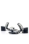 Black Stone Girls' Heeled Slippers Shoes - 6