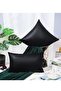 Leather Cushion Set of 2, Special Design Cushion , Leather Pillow, Decorative Cushion for Office, 30 x 50 cm, 45 x 45 cm - 2
