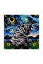 Shar Pei Night (Blue) Trophy, Gift, Dowry, Presentation - 3