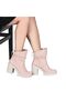 Genuine Leather High Sole Powder Women's Boots