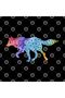 Rainbow Star Wolf Mug, Gift, Dowry, Presentation - 3