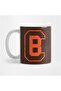 Cb Football Monogram - كأس بني، هدية، مهر، حامل عرض