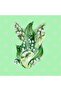 Lily of the Valley Mug, Gift, Dowry, Presentation - 2