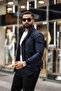 Navy Blue Raincoat