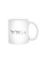 Hold Your Horses Blue White Mug, Gift, Dowry, Presentation Holder - 2