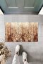 Multi-Purpose Digital Printing Brown Dry Leaf Indoor And Outdoor Doormat
