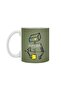 Robot on Coffee Break White Mug, Gift, Dowry, Presentation