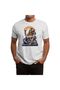 Vintage Scuba Diver Girl and Octopus Patterned Unisex White T-Shirt - 2