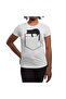 Men's and Women's White Unisex T-Shirt - Cat Sleeping Pocket Design - 3