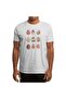 Watercolor Abstract Autumn Leaves Pattern, Men's T-Shirt, Women's T-Shirt, Unisex White T-Shirt - 4