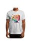 Men's and Women's Unisex White T-Shirt - Olive Design - 4