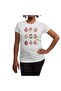 Watercolor Abstract Autumn Leaves Pattern, Men's T-Shirt, Women's T-Shirt, Unisex White T-Shirt - 5