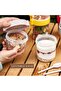 Double Chamber - Portable Muesli with Fork and Spoon - Snack Container 1100 ml - 2