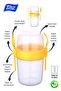 Double Chamber - Portable Muesli with Fork and Spoon - Snack Container 1100 ml - 8