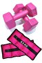Hand And Ankle Weight 2x1 Kg Sandbag And 2x0.5kg Dumbbell Dumbbell Set Weight Sets Pink - 7