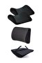 Unisex Black Alf Group Orthopedic Seat Cushion Vehicle Chair Lumbar Back Support Waist Upright Posture Support - 3
