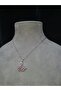 Pink Zircon Stone Swan Necklace *New Trend* - 2