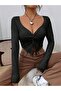 Siysh Front Twist Long Sleeve Blouse