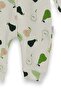 0-1-3-6 Months Girl's Jumpsuit - Fruit Print, Fittle and Snap Fastener Jumpsuit Without Booties / Thin Fabric - 2