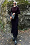 Women's Ribbed Knitwear Dress - 4
