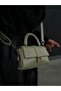 Paula Model Almond Green Women's Hand and Shoulder Bag