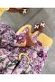 Balloon Sleeve Mini Dress - Floral Pattern - 3