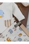 Camisole with Elephant Print, Striped Pocket Detail, and Booties - Flexible Baby Boy Set - 3
