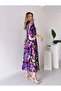 Midi Double Breasted Dress - Front Slit - 4
