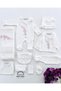 Floral Embroidered Lace 10-Piece Organic Hospital Discharge Set 100% Cotton Newborn Baby Girl