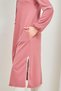 Front Zipped Piping Detailed Cap Brc8072 Dried Rose - 5