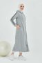Cape & Abaya - Gray - Long - 7