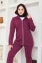 Hooded Pocket Detailed Tracksuit Set BRC1602 Purple - 2