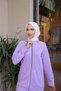 Hooded Tracksuit Set with Pocket Details BRC1602 Lilac - 4