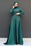 Emerald Suay Hijab Evening Dress - 4