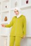 Hooded Pocket Detailed Tracksuit Set BRC1602 Olive Green - 4