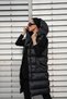 Hooded Long Puffer Vest NST1616 Black - 6