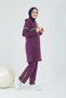 Hooded Double Tracksuit Set Trn1017 Purple - 6