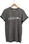 Motorcycle Motorcycle Heart Rhythm Printed 1N23456 Regular Fit 100% Cotton Gray T-Shirt