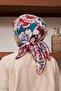 Ebru Pattern Thin Cotton Scarf - 2