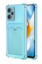 Redmi Note 12 Pro 5G Case Shock Absorbing Corner Protected Silicone Cover with Card Holder Wallet