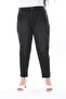 Women's Plus Size Black High Waist Lycra 5 Pocket Jeans Pants 65N38305 - 4