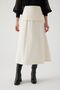 Regular Midi Skirt with Belt Detail - 3